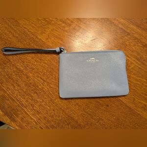 Coach Wristlet in Light Blue